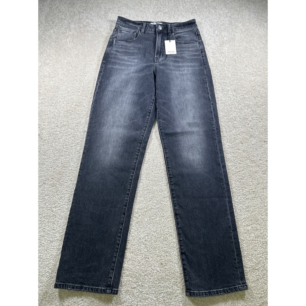 Roseland Los Angeles Womens Size 26 Black Denim Jeans New